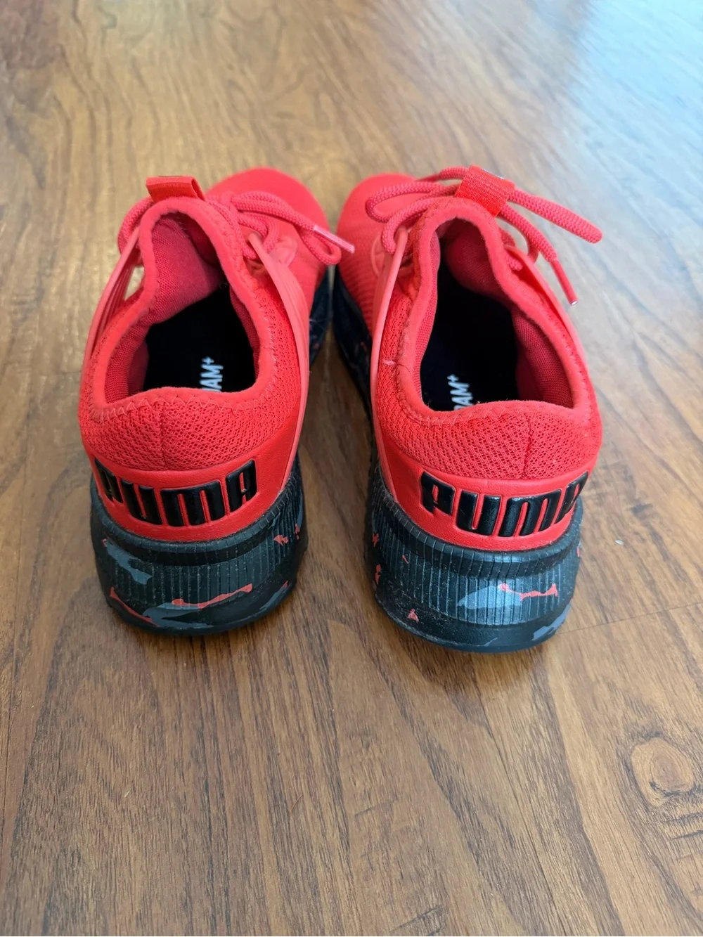 PUMA Pacer Future Color Utility Red Black Men's 10.5